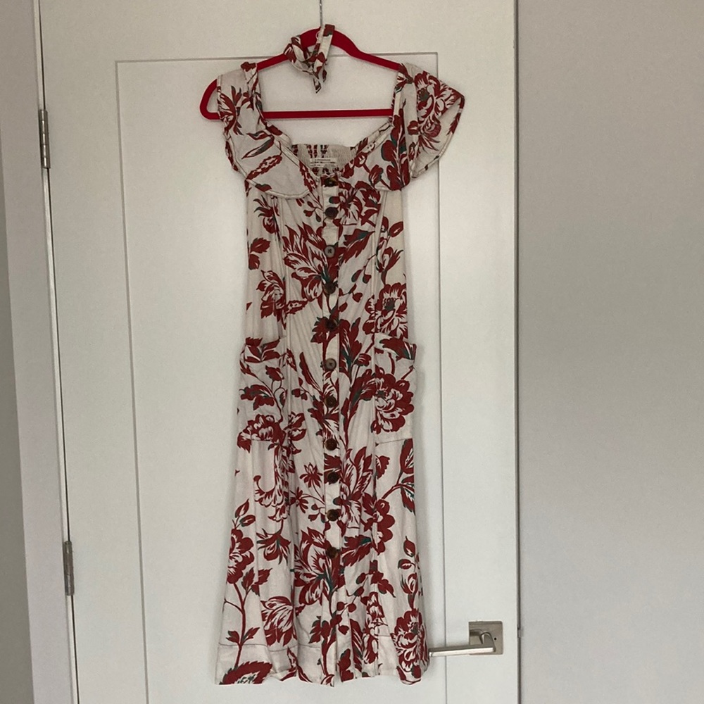 Anthropologie floral dress